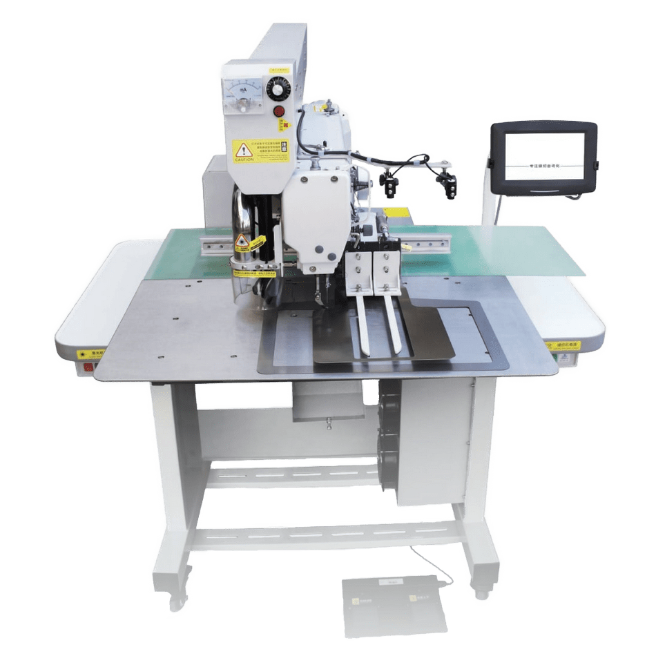 Многофункциональная лазерная швейная станция для одно- двухсторонних планок и карманов MS-03-HF2